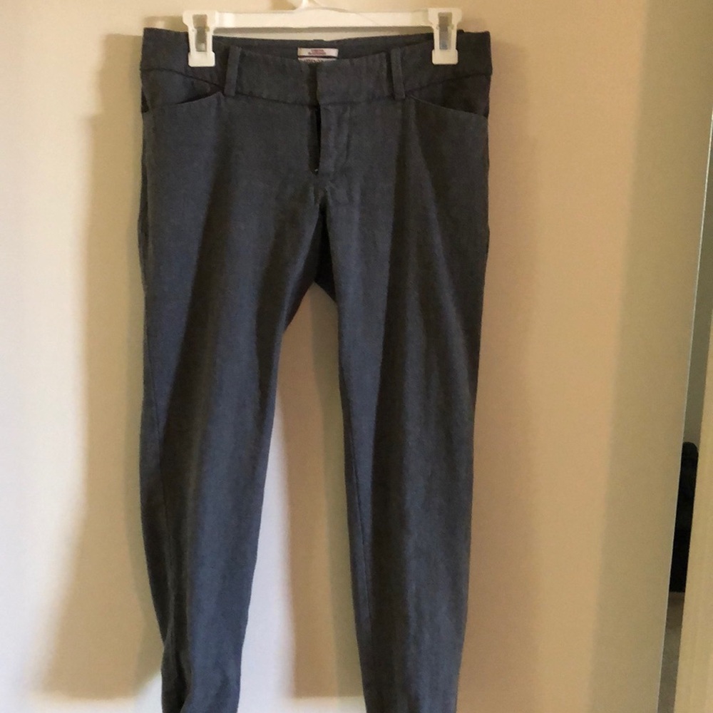 Grey crop work pants
